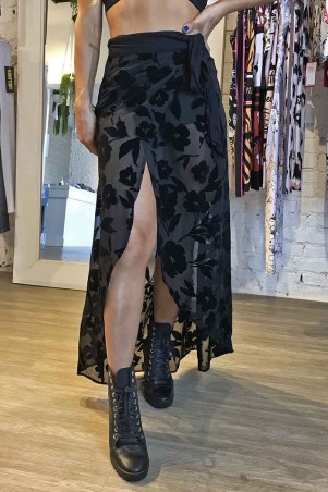 Saia Colcci Midi Veludo