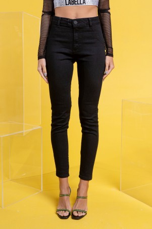LabellaMafia Denim Black Pants
