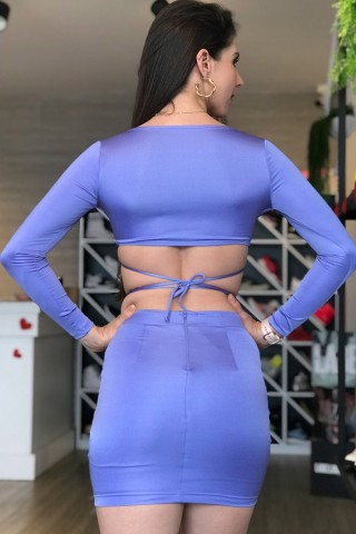 Conjunto Chocolate Doce Julia Lilás